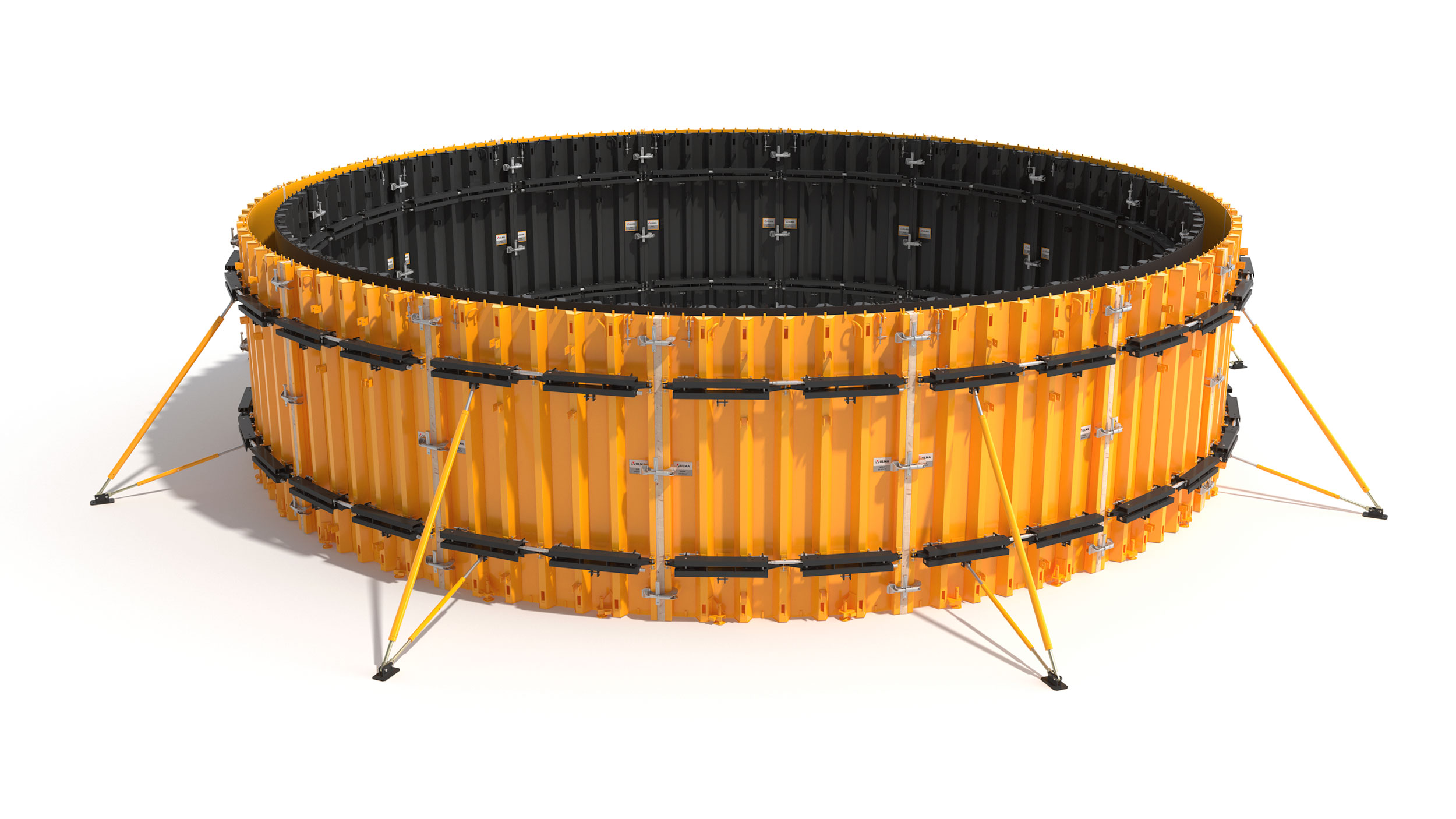 Sistema optimizado para la construcción de muros circulares. Resistente y sencillo de curvar. Adecuado para construcciones energéticas de hormigón. Sistema optimizado para la construcción de muros circulares. Resistente y sencillo de curvar. Adecuado para construcciones energéticas de hormigón.