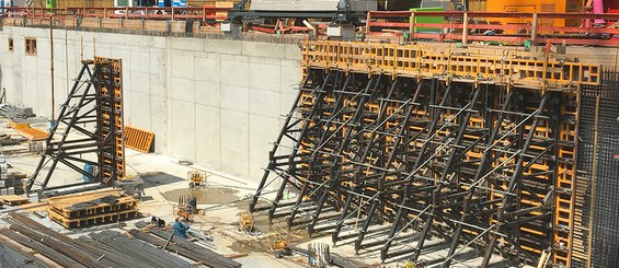 Moldajes para la construcción de muros a una cara