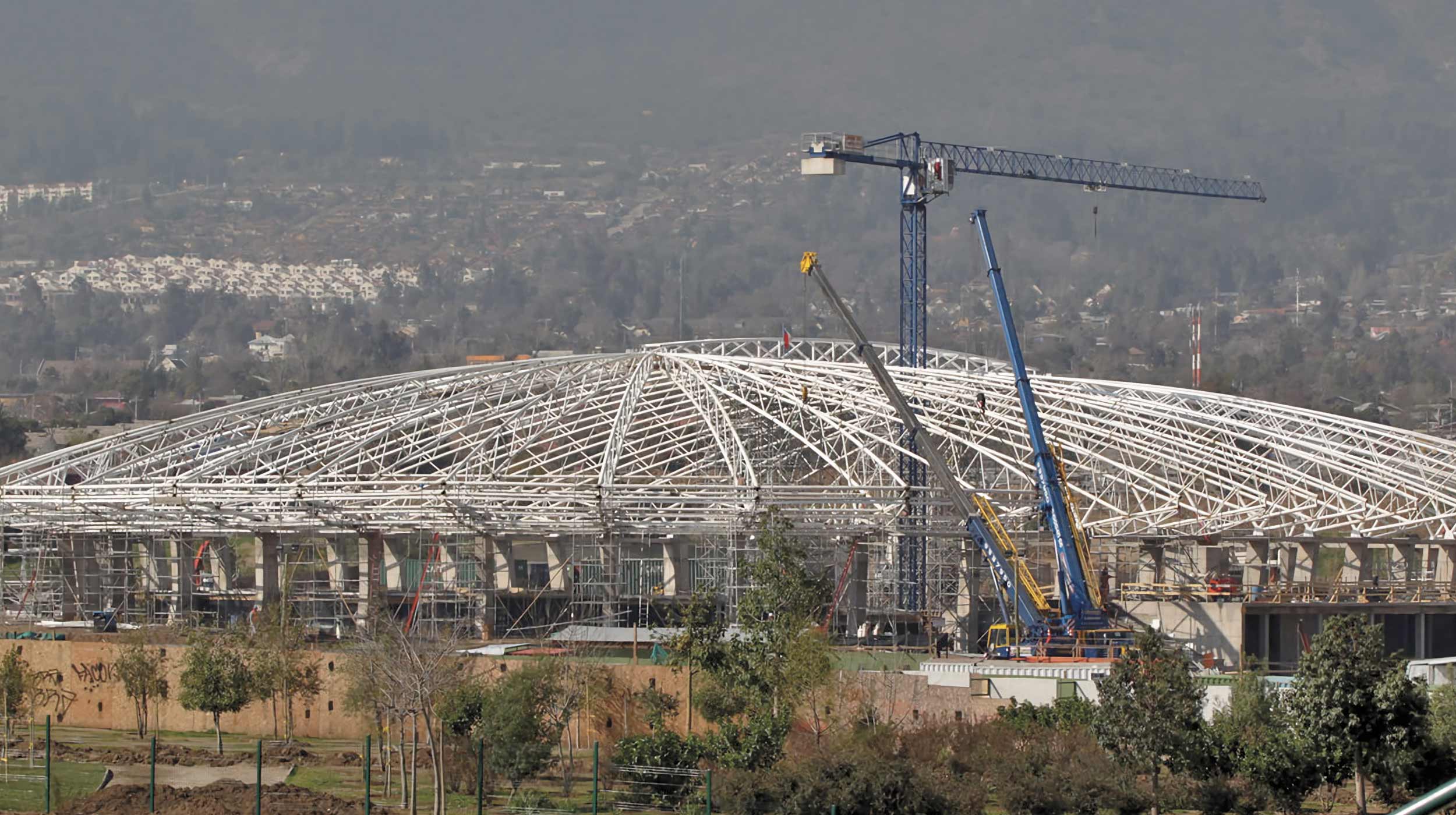 De cara a las próximos juegos sudamericanos 2014, se construye un nuevo velódromo.