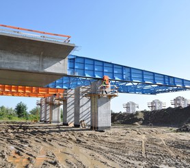 Autopista A4, Paso Superior E118, Tarnów - Dębica, Polonia