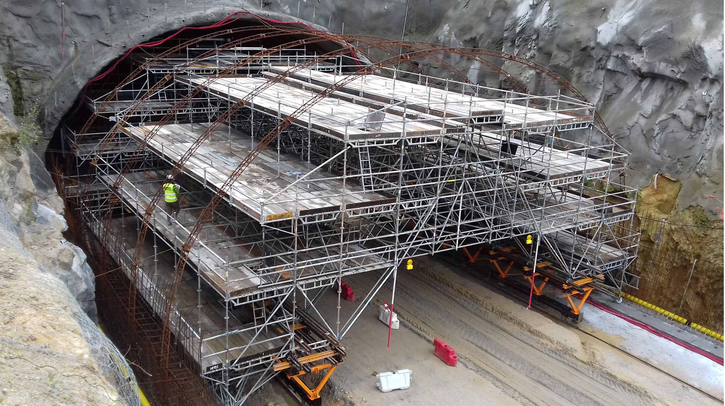 Con una anchura de 19,2 m, este túnel en mina, se va a convertir en el más ancho de toda la península ibérica.