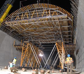 Túnel Villamuriel de Cerrato, Valladolid, España