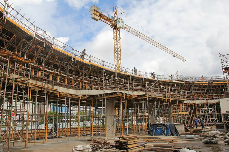 Acabados arquitectónicos en el centro de Belo Horizonte