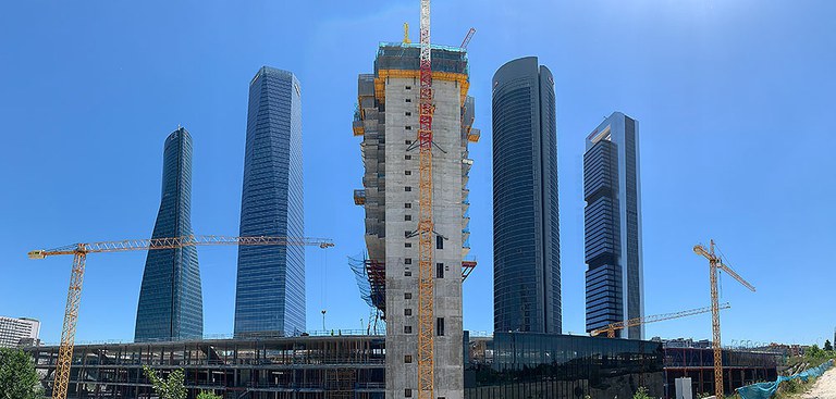 Caleido, nuevo rascacielos en el skyline de Madrid