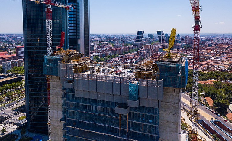 Caleido, nuevo rascacielos en el skyline de Madrid