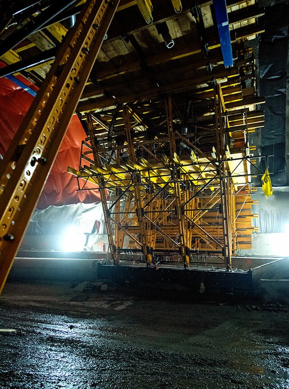 La construcción del túnel de carretera más largo de Polonia con el carro de moldaje MK