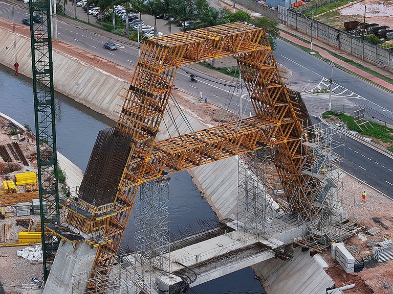 Soluciones modulares para optimizar la ejecución del puente de Jundiaí